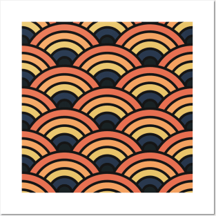Waves Pattern Posters and Art